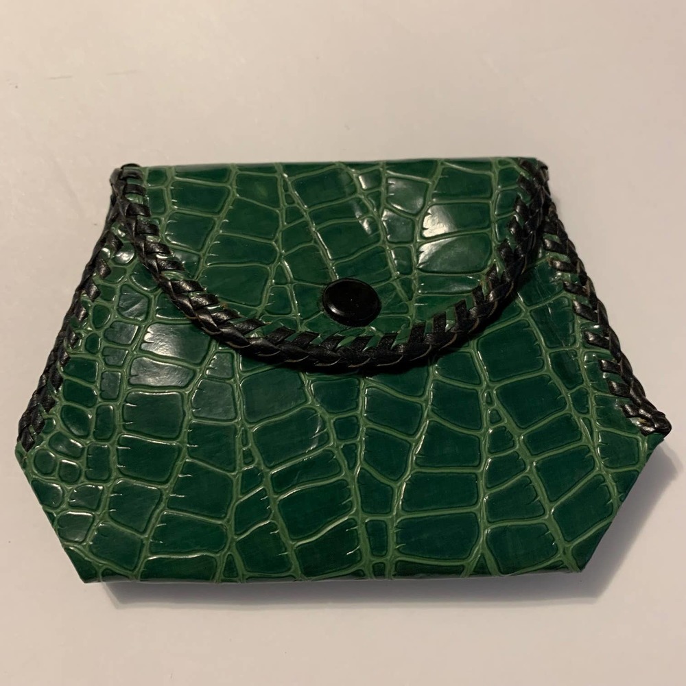 Faux Alligator/Crocodile Vintage Handmade‎ Coin Purse